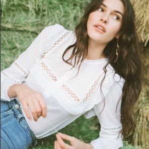 Reformation Rosey Top Size S